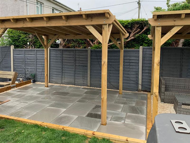 bespoke wooden garden pergolas